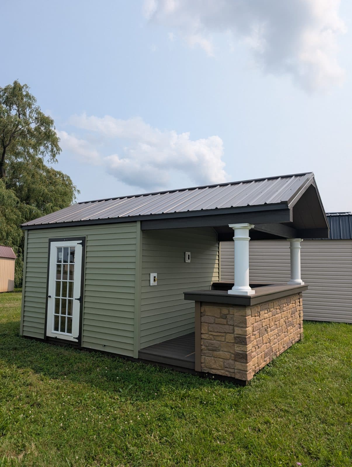 10x16 A-Frame Poolhouse